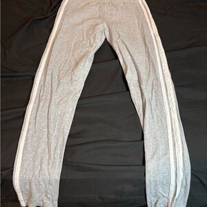 SO Gray Kids Joggers with White Accents